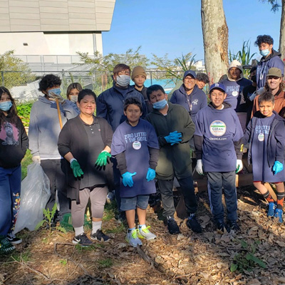   Berendo Middle School hosts a successful Clean California Community Days Cleanup