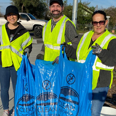 Waterford Lions Club clean up along teir Adopted Highway SR-132