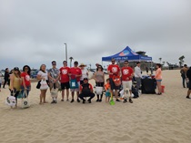 Huntington Beach cleanup for Coastal Cleanup Day