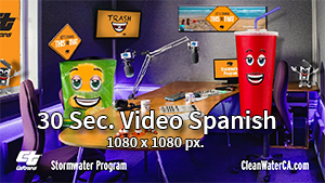 30 Second Trash Talk Video - Spanish - 1080 x 1080 px.