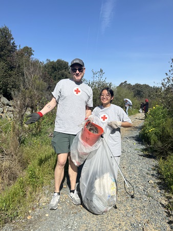 72 volunteers helped remove 618 pounds of trash and invasive plants from the riverbed, safeguarding local waterways and wildlife habitats.